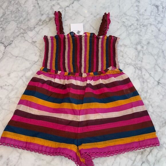 ZIMMERMANN GIRL GINGER STRIPE ROMPER 10Y - Picture 1 of 6